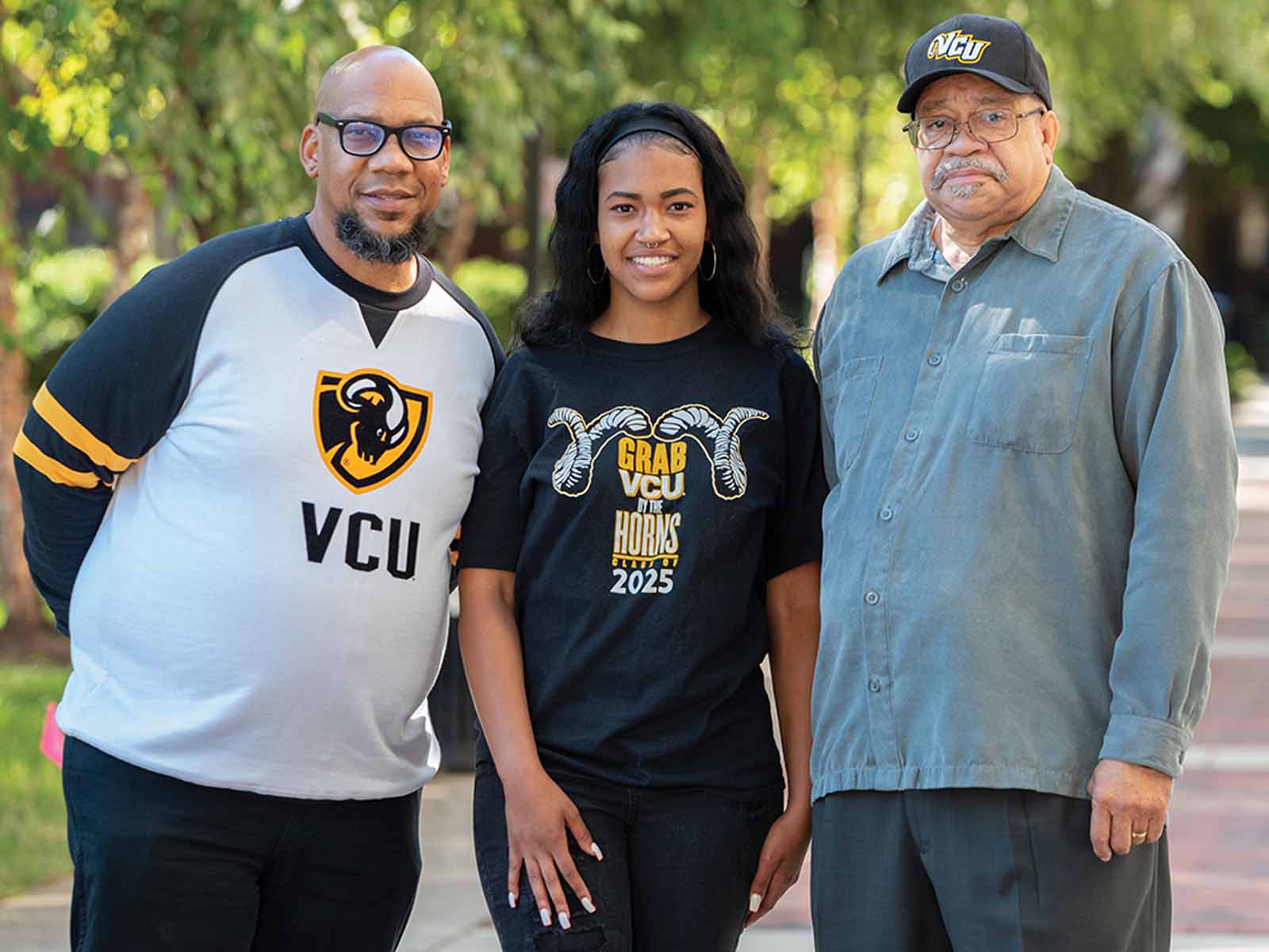 Jason Hendricks (left), Laila Hendricks and Charles Allen (Photo Jud Froelich)